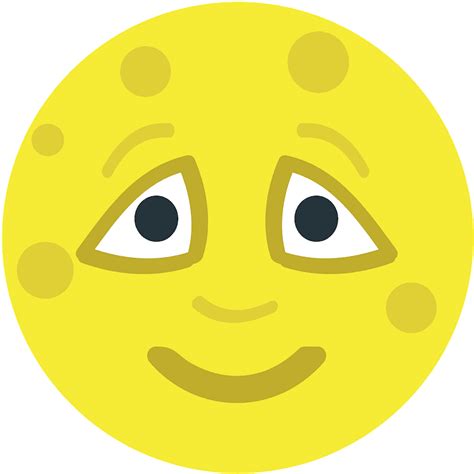 full moon emoji wallpaper
